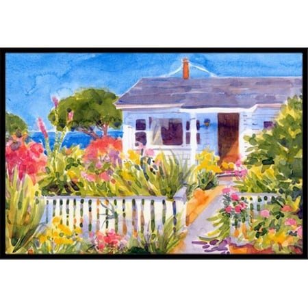 Carolines Treasures Carolines Treasures 6034JMAT 24 x 36 in. Seaside Beach Cottage Indoor Or Outdoor Mat 6034JMAT